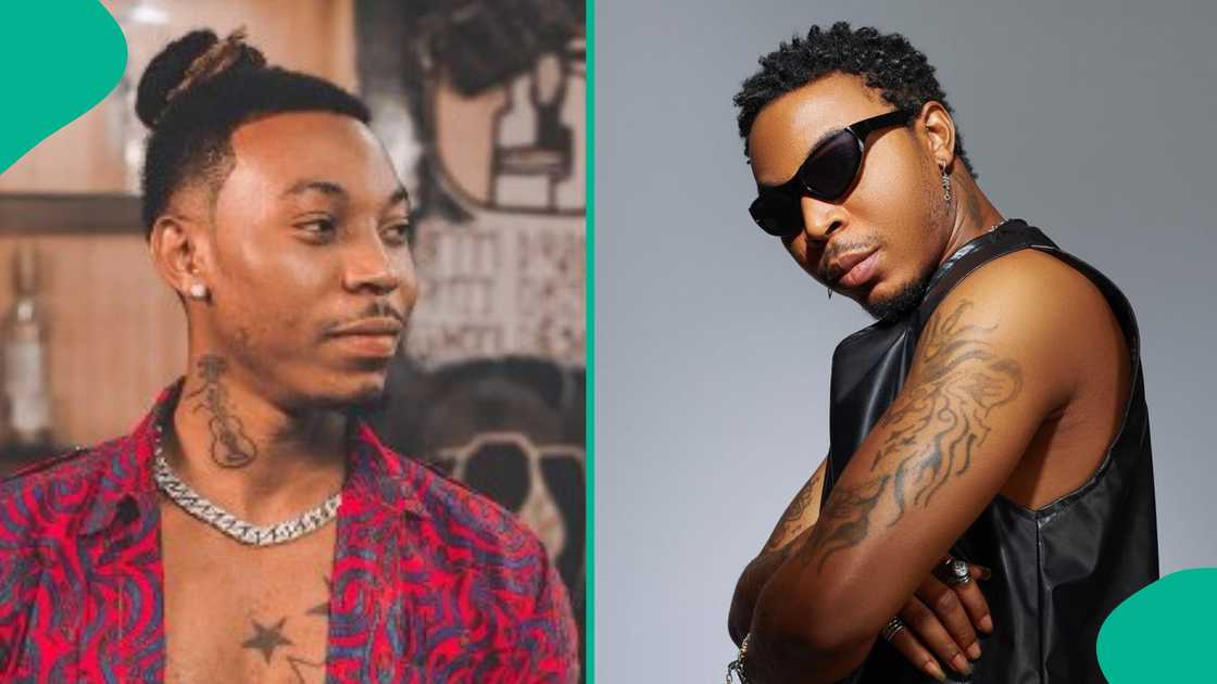 Solid Star poses with fiancee. Solid Star poses with fiancee.