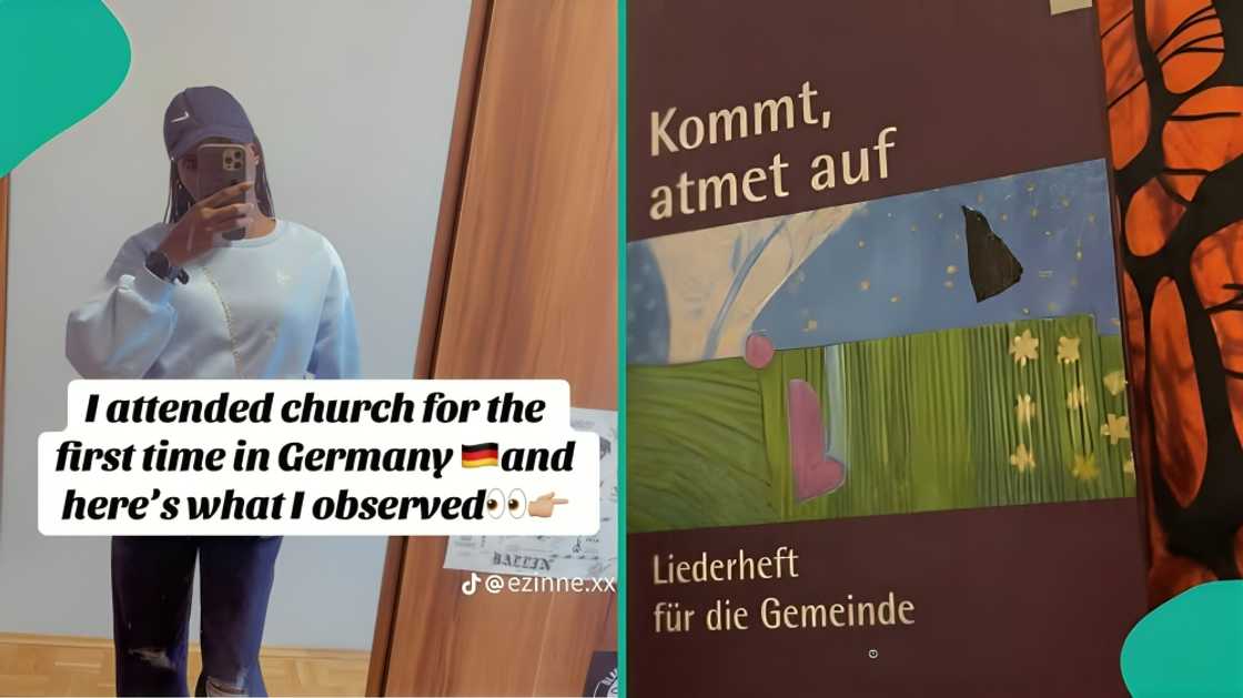 Nigerian lady stunned after attending church in Germany, shares eye-opening experience
