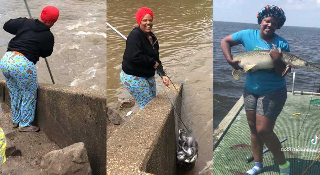 Photos of a lady on a fishing expedition. Photos of a lady on a fishing expedition.