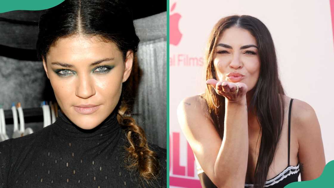 Jessica Szohr posing for a photo Jessica Szohr posing for a photo