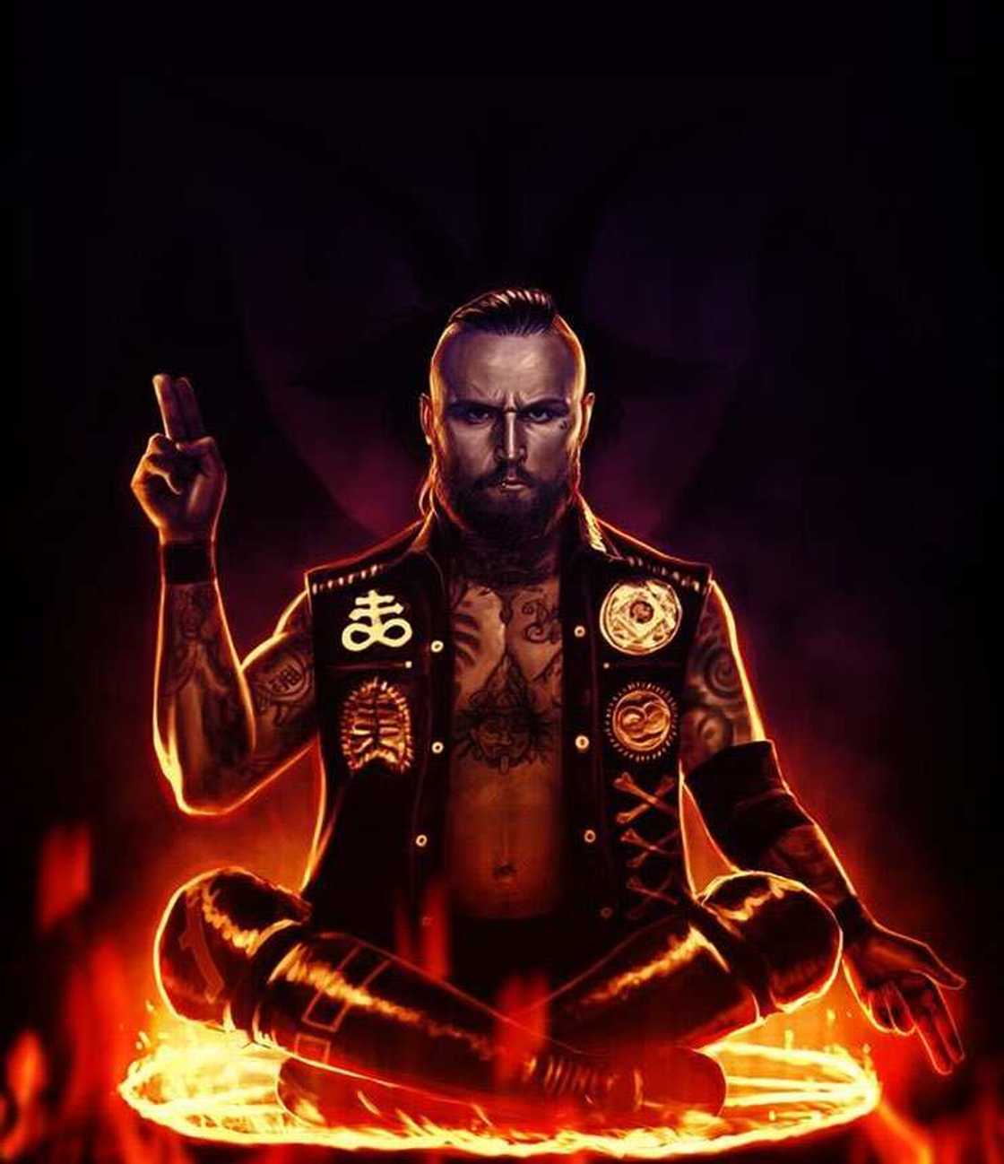 Aleister Black satanist