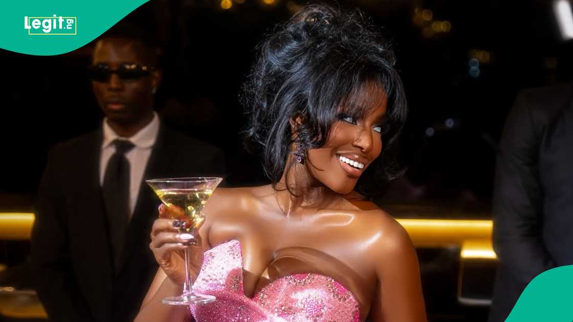 Fans react to Hilda Baci and lover's fun moment at her birthday party. Fans react to Hilda Baci and lover's fun moment at her birthday party.