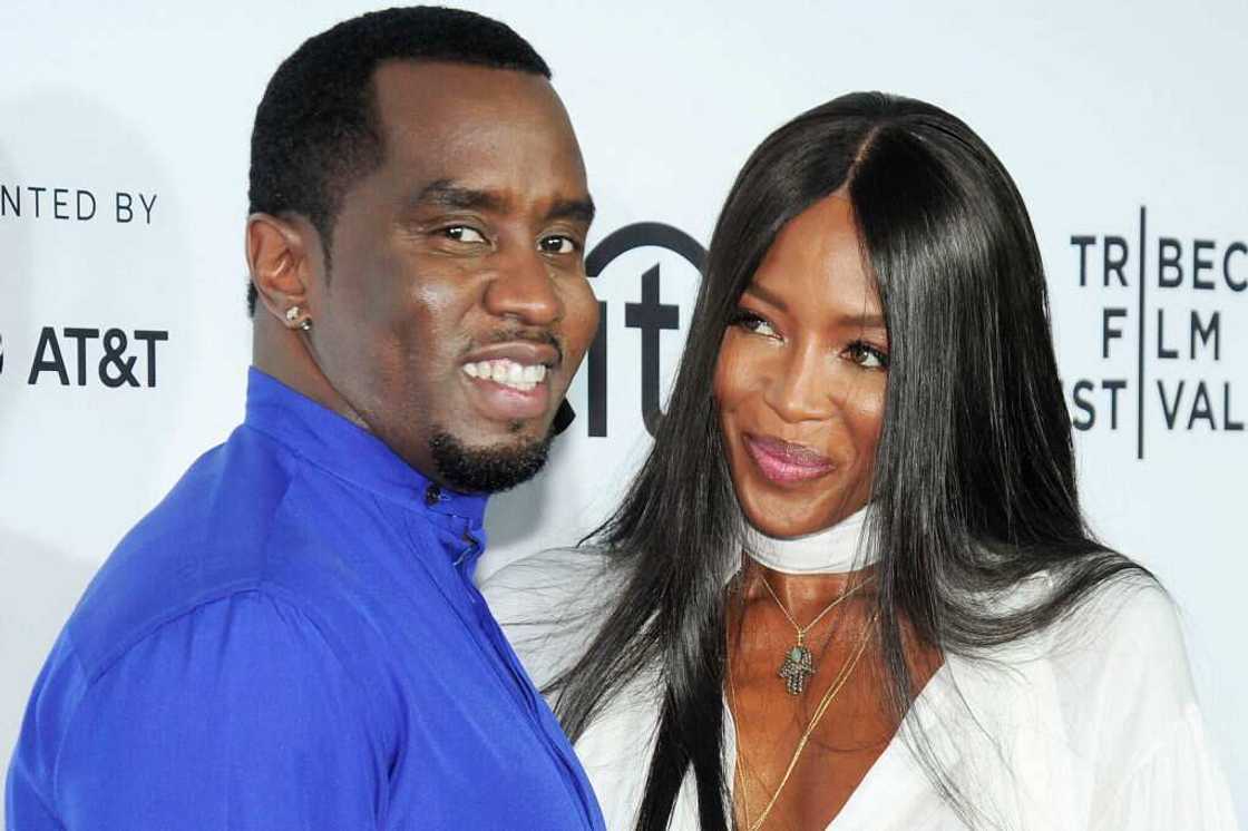 Sean Combs and Naomi Campbell attend "Can't Stop, Won't Stop: The Bad Boy Story" Premiere