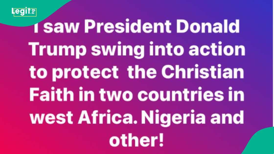 Nigerian lady shares prediction about Donald Trump. Nigerian lady shares prediction about Donald Trump.