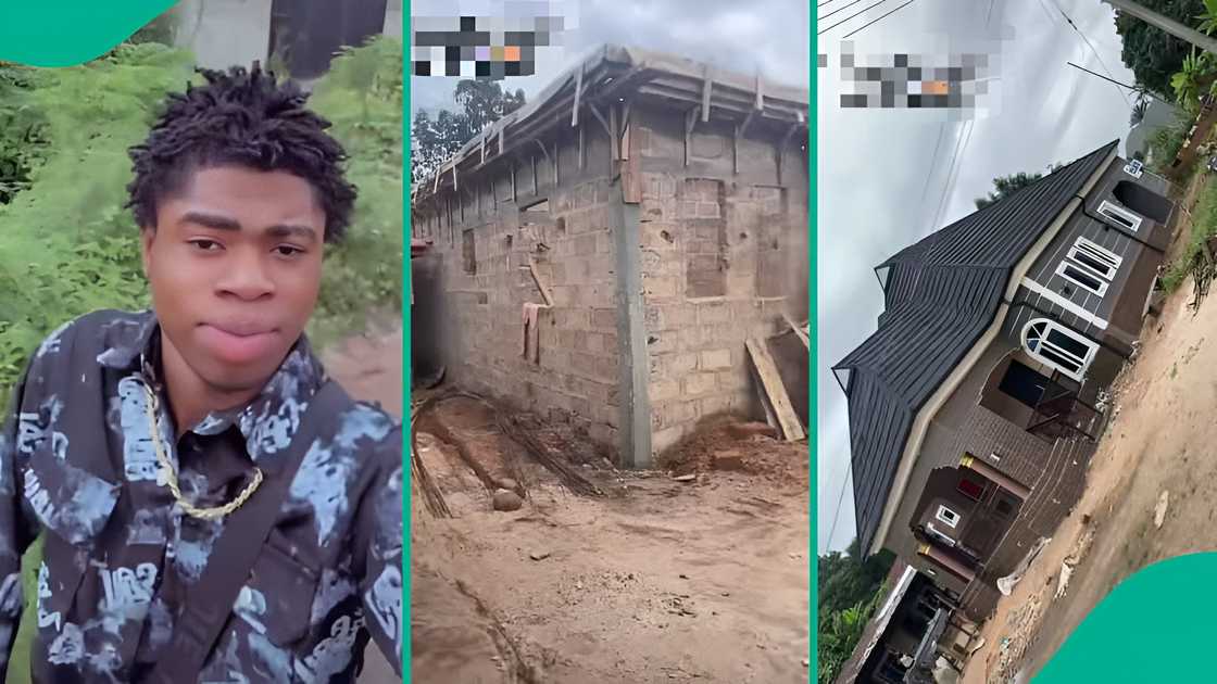 Nigerian man goes viral after completing his apartment