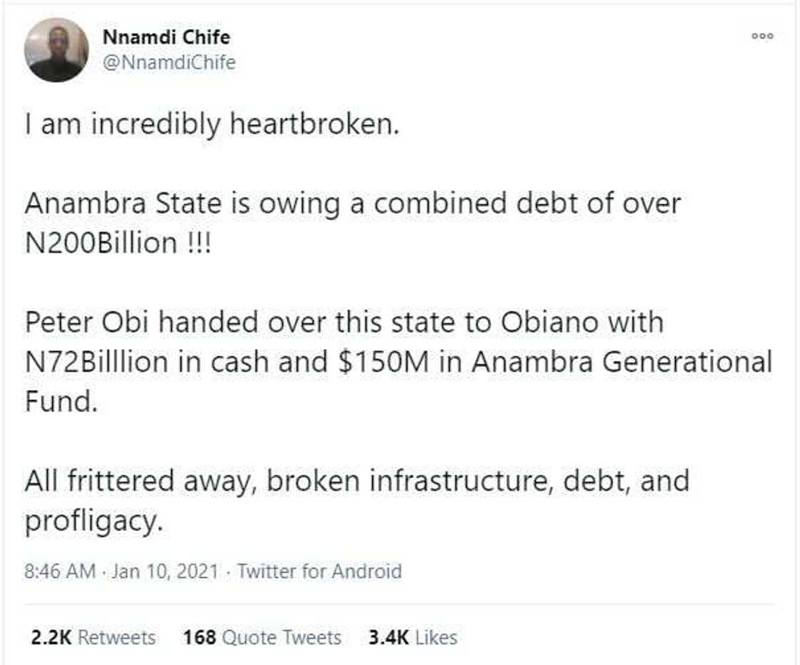 Fact Check: Is it true Anambra Owes over ₦200bn Debt?