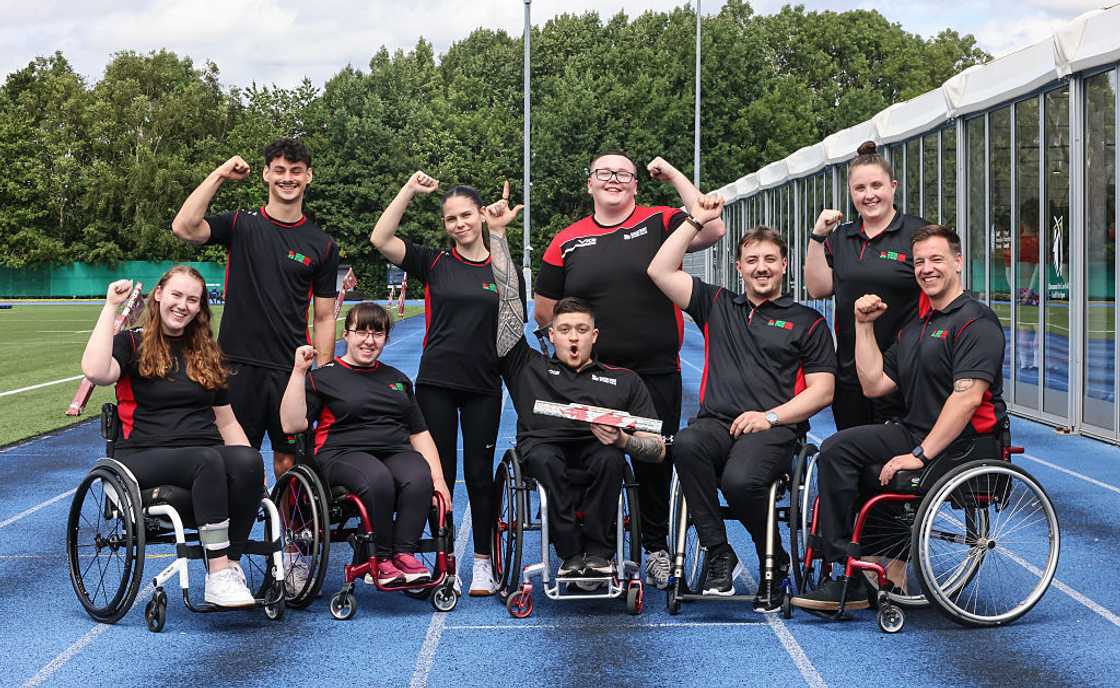 Wales para-athletes team
