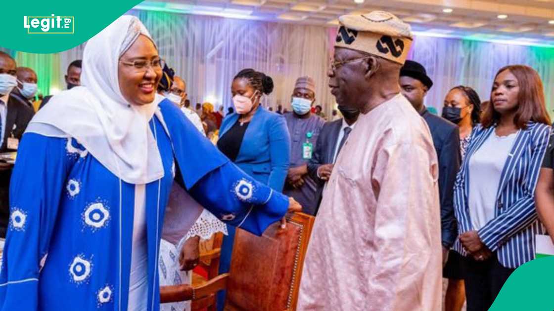 Shugaban kasa Tinubu da Aisha Buhari Shugaban kasa Tinubu da Aisha Buhari