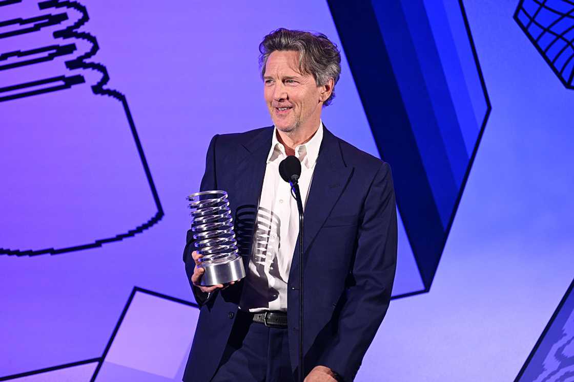 Andrew McCarthy in New York City. Andrew McCarthy in New York City.