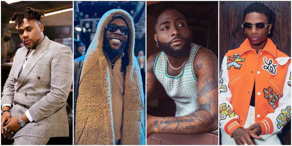 Buju BNXN, Burna Boy, Davido, Wizkid Buju BNXN, Burna Boy, Davido, Wizkid