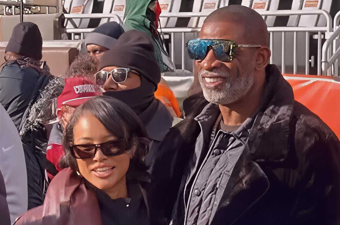 Karrueche Tran and Deion Sanders