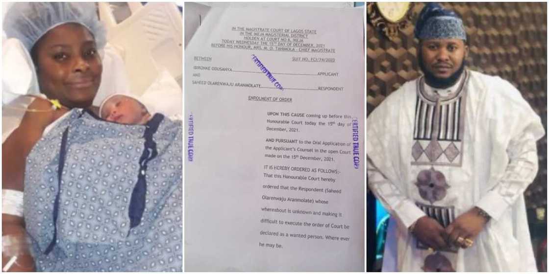 Ronke Odusanya and baby daddy Ronke Odusanya and baby daddy