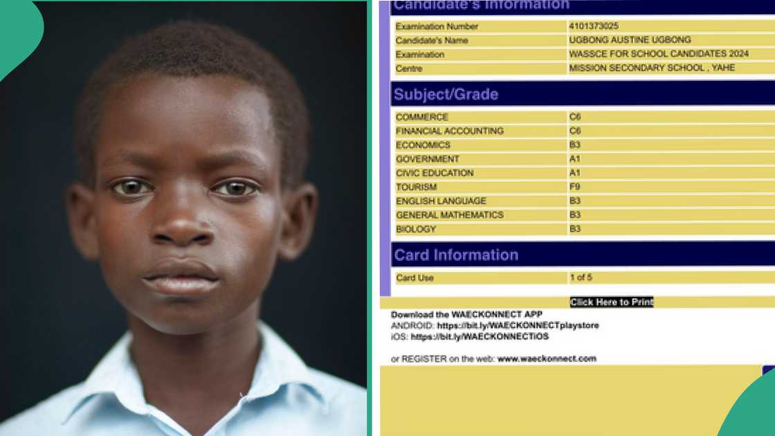 Pastor shares WAEC result of boy who attends church mission school, stirs reactions