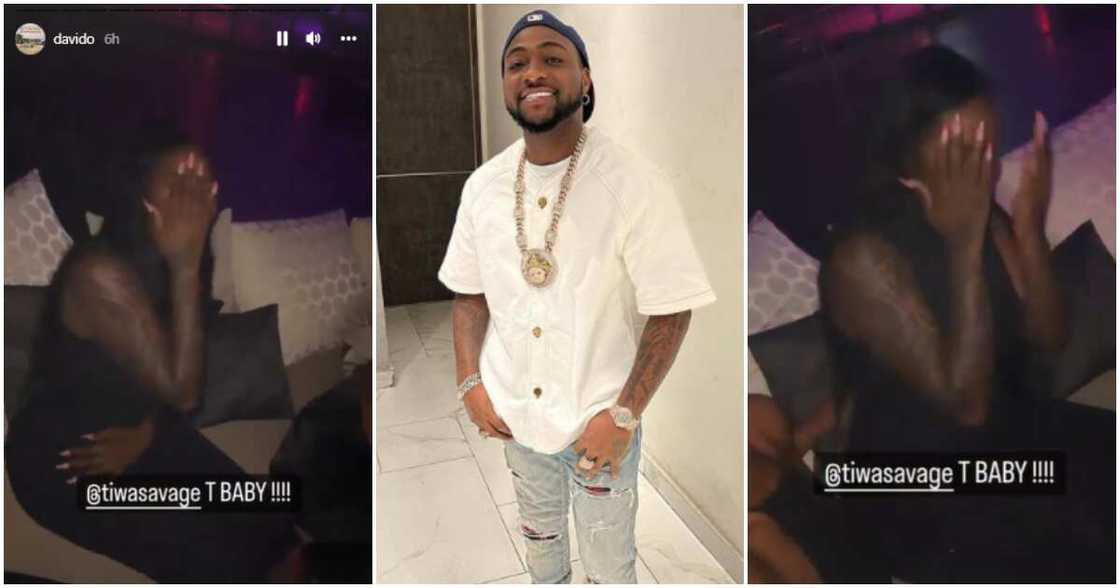 Tiwa Savage and Davido Tiwa Savage and Davido