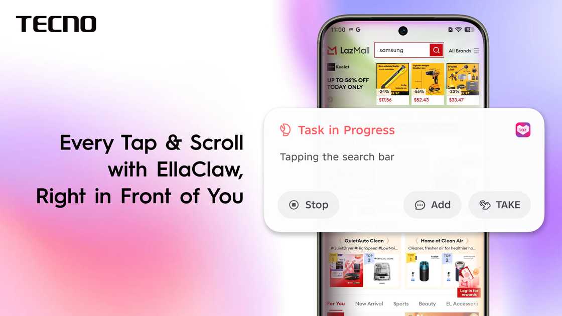 TECNO Expands EllaClaw Capabilities, Bringing Practical Agentic AI to Everyday Life TECNO Expands EllaClaw Capabilities, Bringing Practical Agentic AI to Everyday Life
