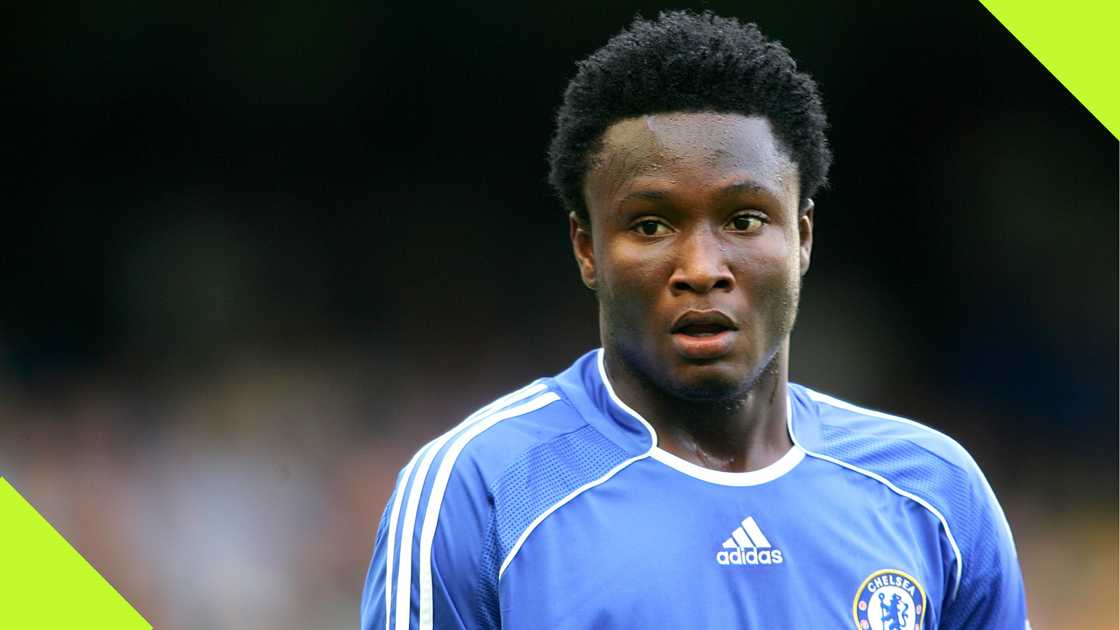 Mikel Obi during his first season as a Chelsea player. Mikel Obi during his first season as a Chelsea player.