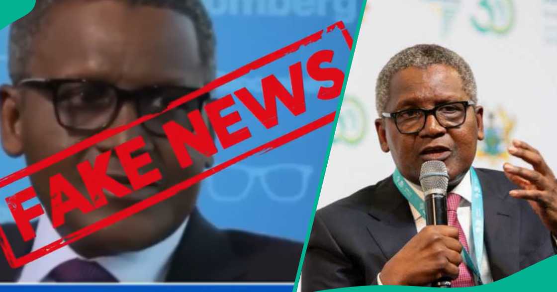 Dangote warns Nigerians about fraudulent investment scheme Dangote warns Nigerians about fraudulent investment scheme