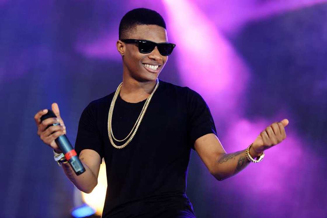 Wizkid on stage