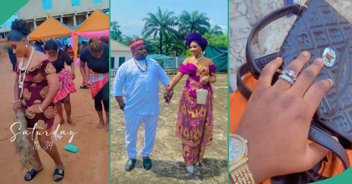 Nigerian lady flaunts wedding ring as she marries her boss after applying as sales girl