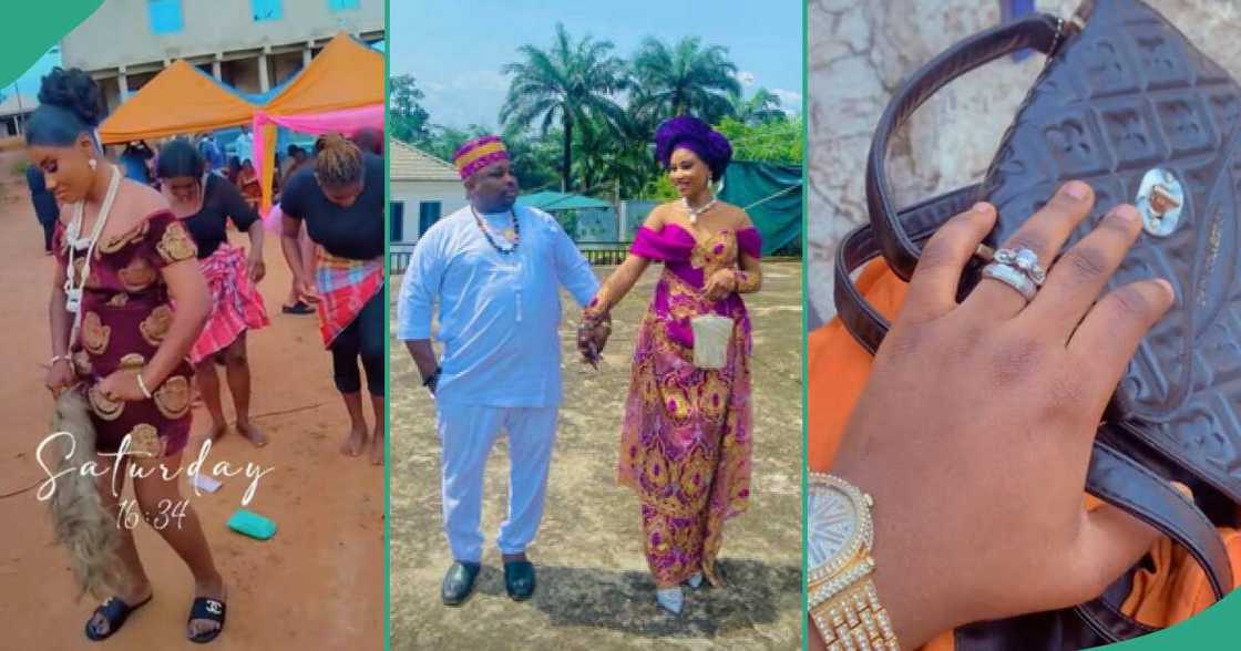 Nigerian lady flaunts wedding ring as she marries her boss after applying as sales girl Nigerian lady flaunts wedding ring as she marries her boss after applying as sales girl