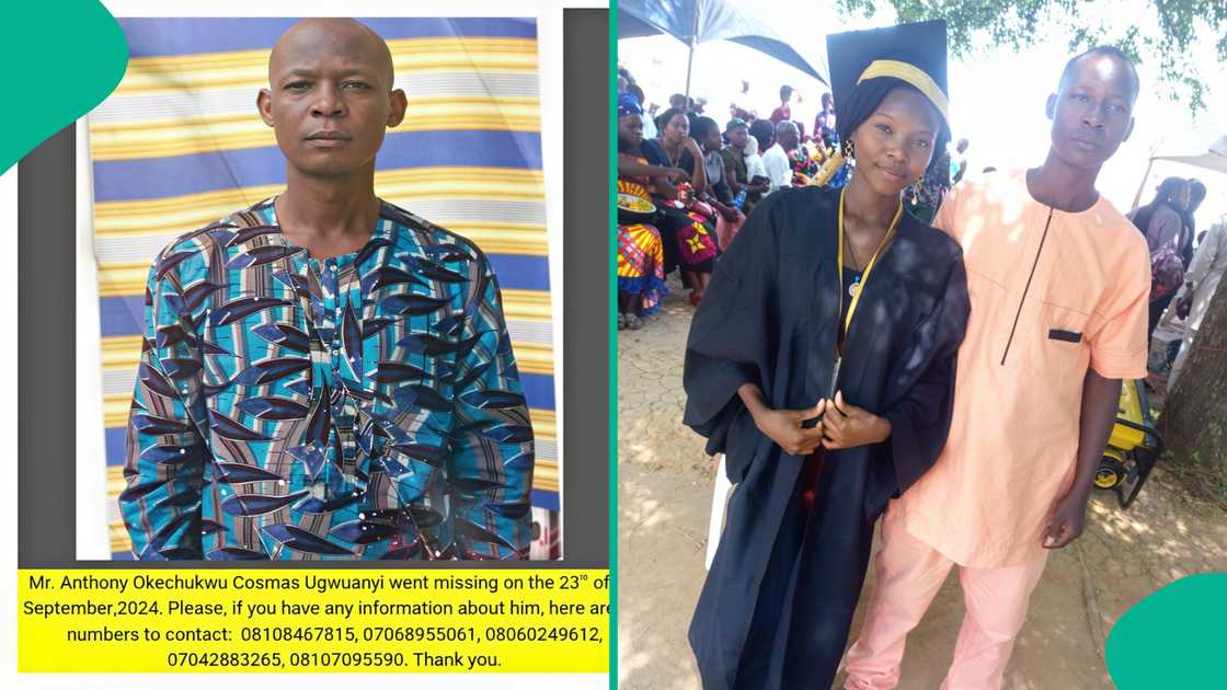 A Nigerian lady is still looking for her father who has been missing since September 23, 2024 and she posted his pictures online A Nigerian lady is still looking for her father who has been missing since September 23, 2024 and she posted his pictures online