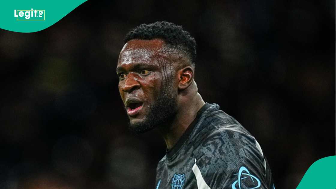 Bayern Leverkusen and Super Eagles forward, Victor Boniface. Bayern Leverkusen and Super Eagles forward, Victor Boniface.