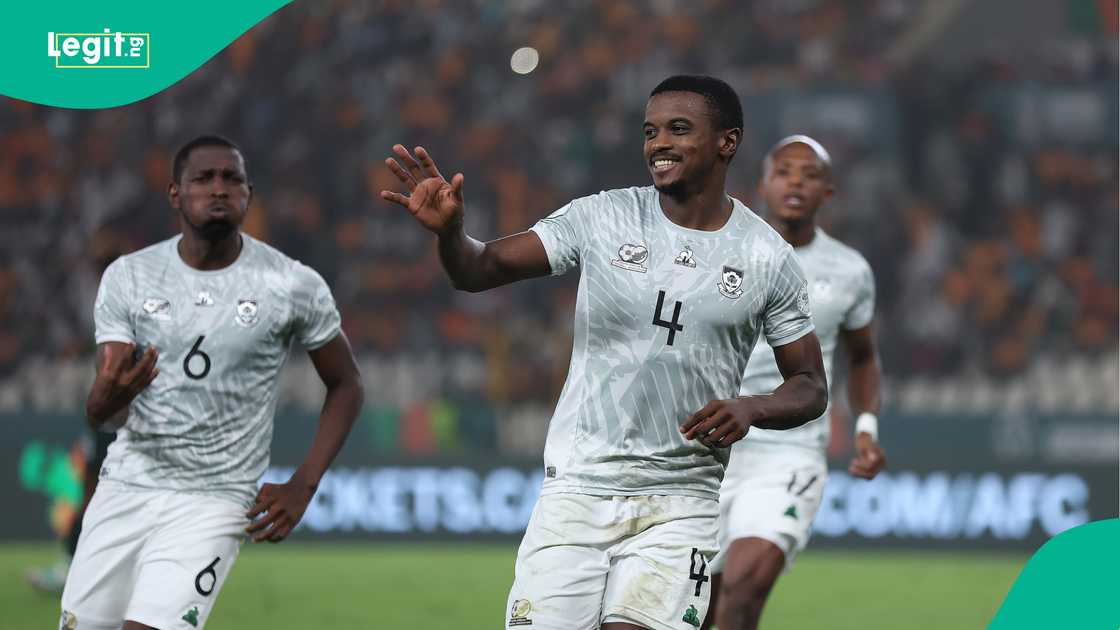 Teboho Mokoena, Bafana Bafana, South Africa, Super Eagles, Nigeria, Peace Stadium, Bouake, AFCON 2023, Ivory Coast. Teboho Mokoena, Bafana Bafana, South Africa, Super Eagles, Nigeria, Peace Stadium, Bouake, AFCON 2023, Ivory Coast.
