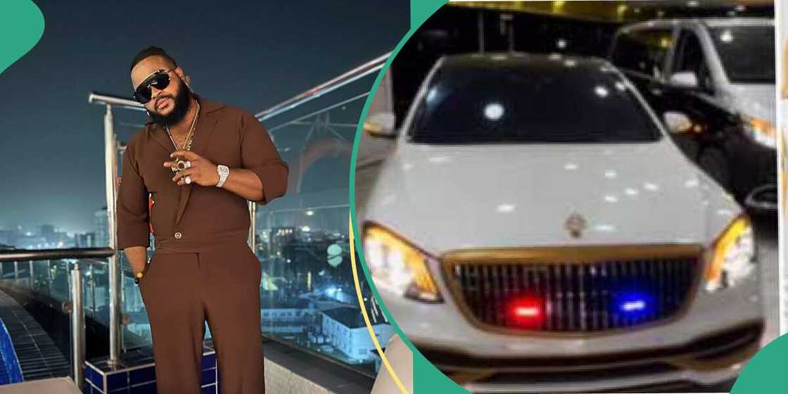 Whitemoney laments damaged car part. Source: @whitemoney_/Instagram Whitemoney laments damaged car part. Source: @whitemoney_/Instagram