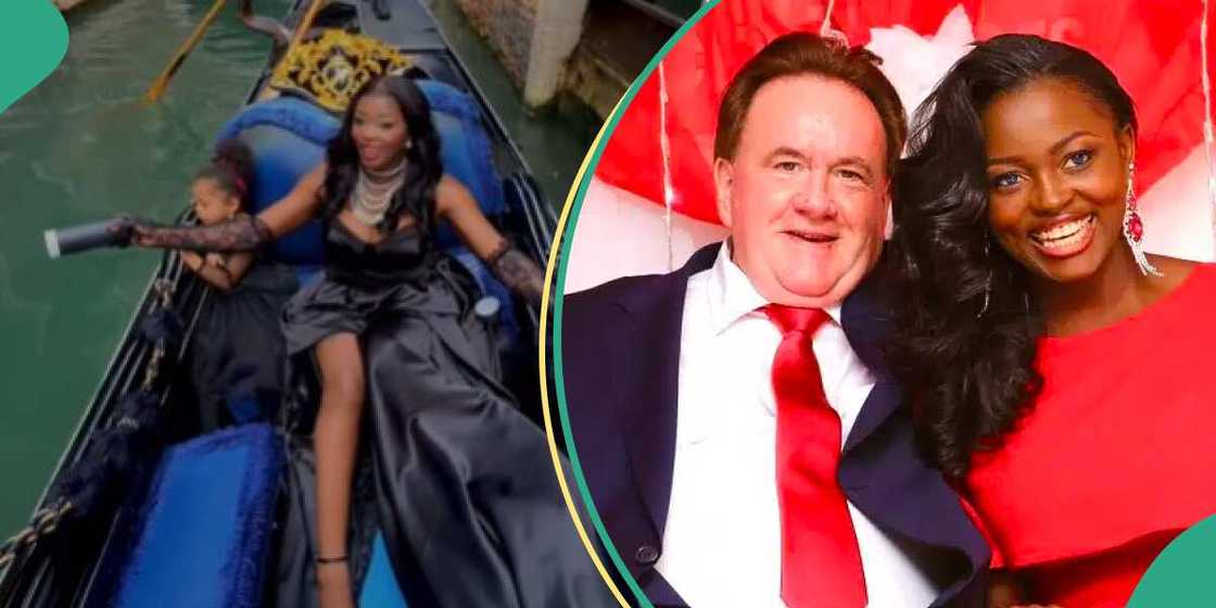 Ka3na and her late husband Ka3na and her late husband