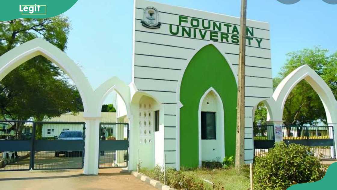 Fountain University main entrance