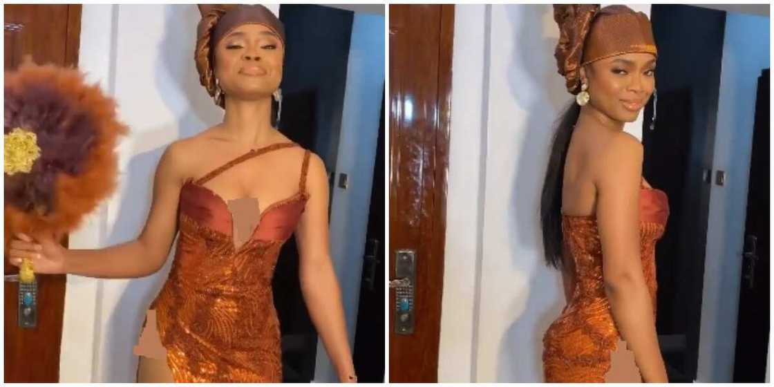 Photos of the asoebi lady. Photos of the asoebi lady.