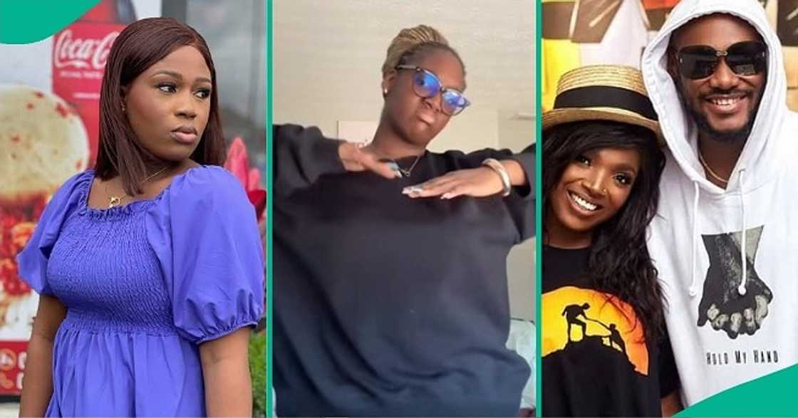 Lady posts video of Isabella dancing amid the divorce saga of her parents, 2Baba and Annie