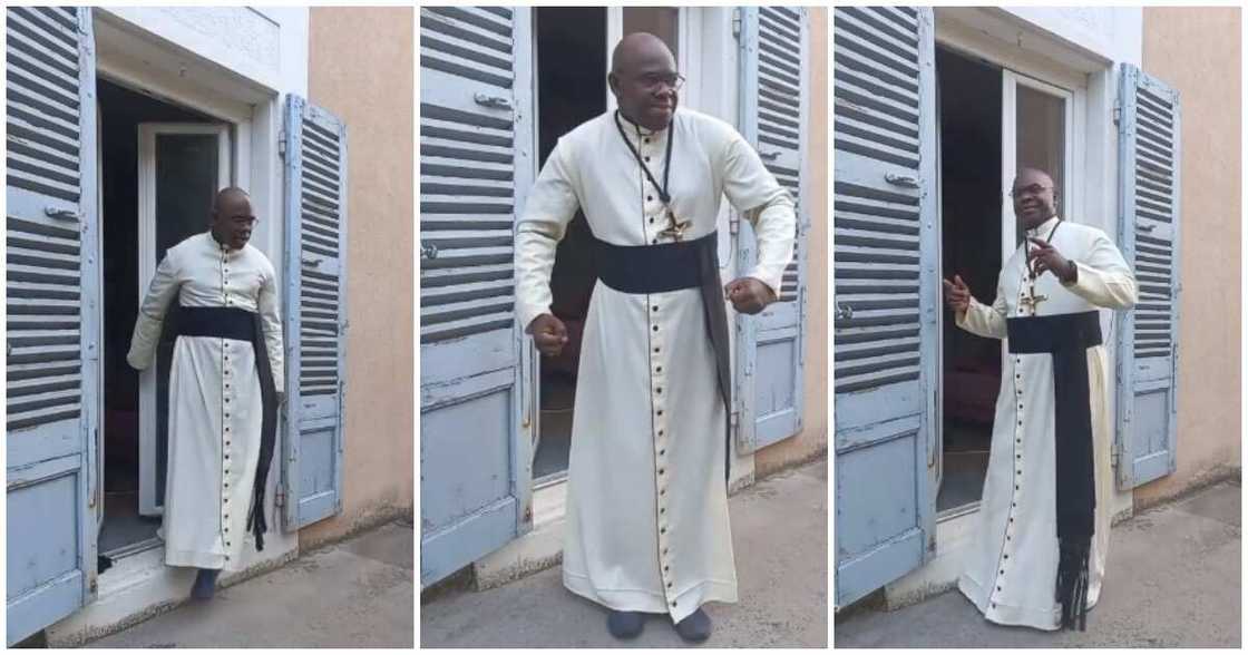 Reeverend father dances to Buga, Buga, Kizz Daniel, Tekno, reverend father Reeverend father dances to Buga, Buga, Kizz Daniel, Tekno, reverend father