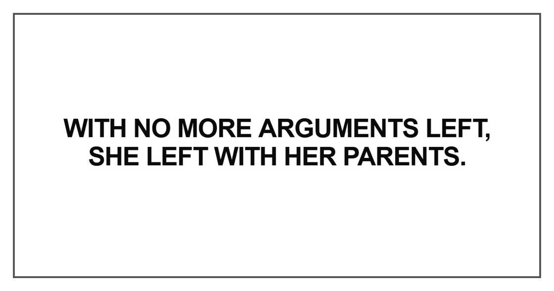 With no more arguments left