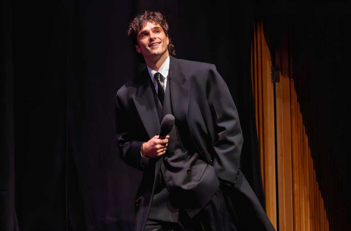 Jacob Elordi walks onstage