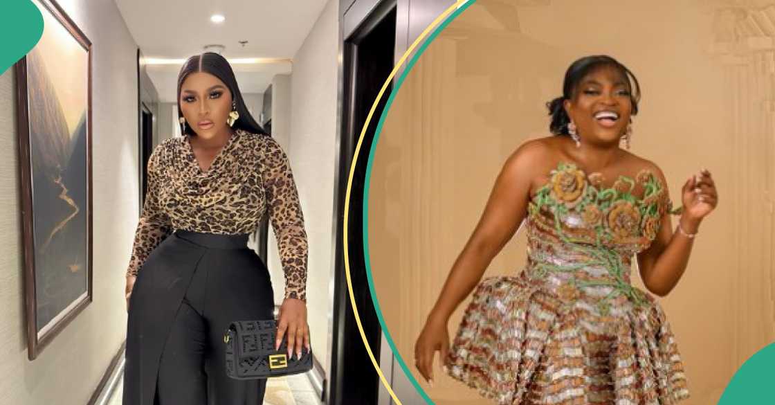 Destiny Etiko thanks Funke Akindele for featuring her in Everybody Loves Jenifa. Destiny Etiko thanks Funke Akindele for featuring her in Everybody Loves Jenifa.