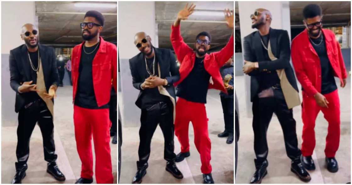 2baba and Basketmouth. 2baba and Basketmouth.