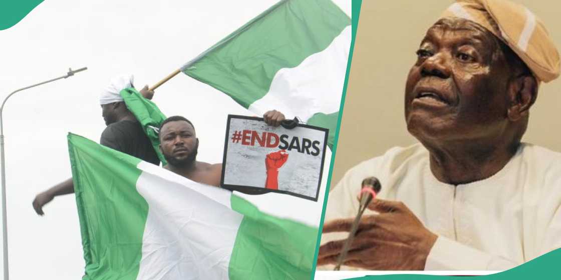 Former Osun state governor hints on the sponsors of EndSARS protest. Former Osun state governor hints on the sponsors of EndSARS protest.