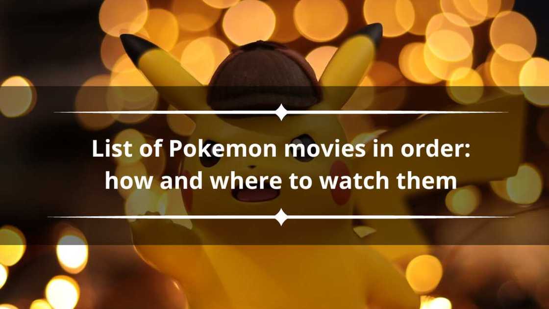 List of Pokemon movies