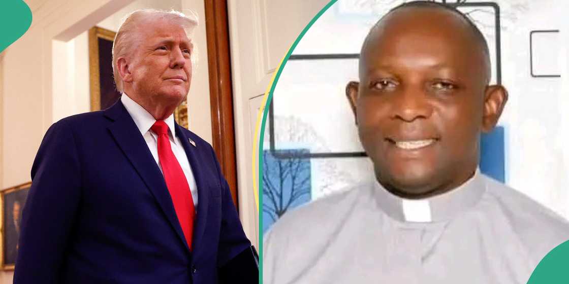 US president Donald Trump, Catholic Priest US president Donald Trump, Catholic Priest