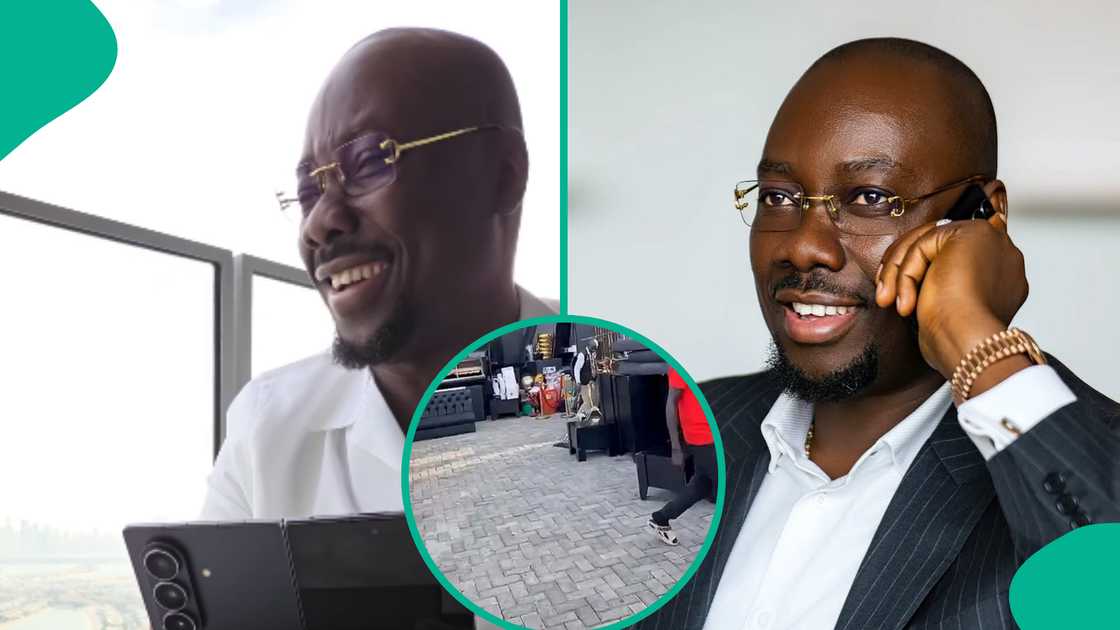 Obi Cubana finally speaks up after eviction from Abija lounge. Obi Cubana finally speaks up after eviction from Abija lounge.