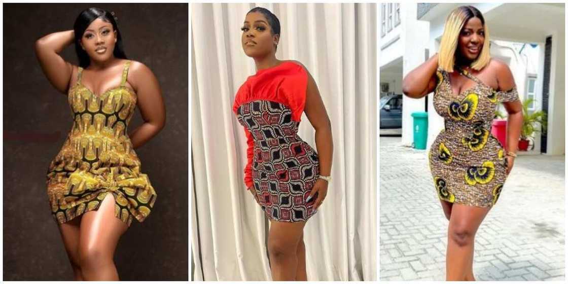 Photos of ladies in ankara dresses.