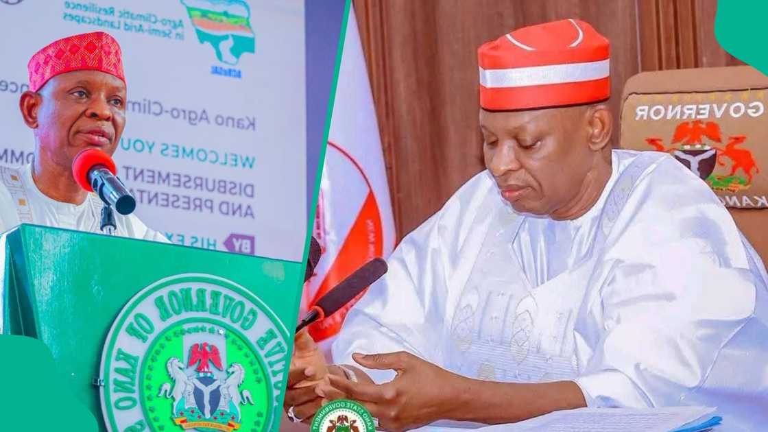 Kano state governor joins APC. Kano state governor joins APC.