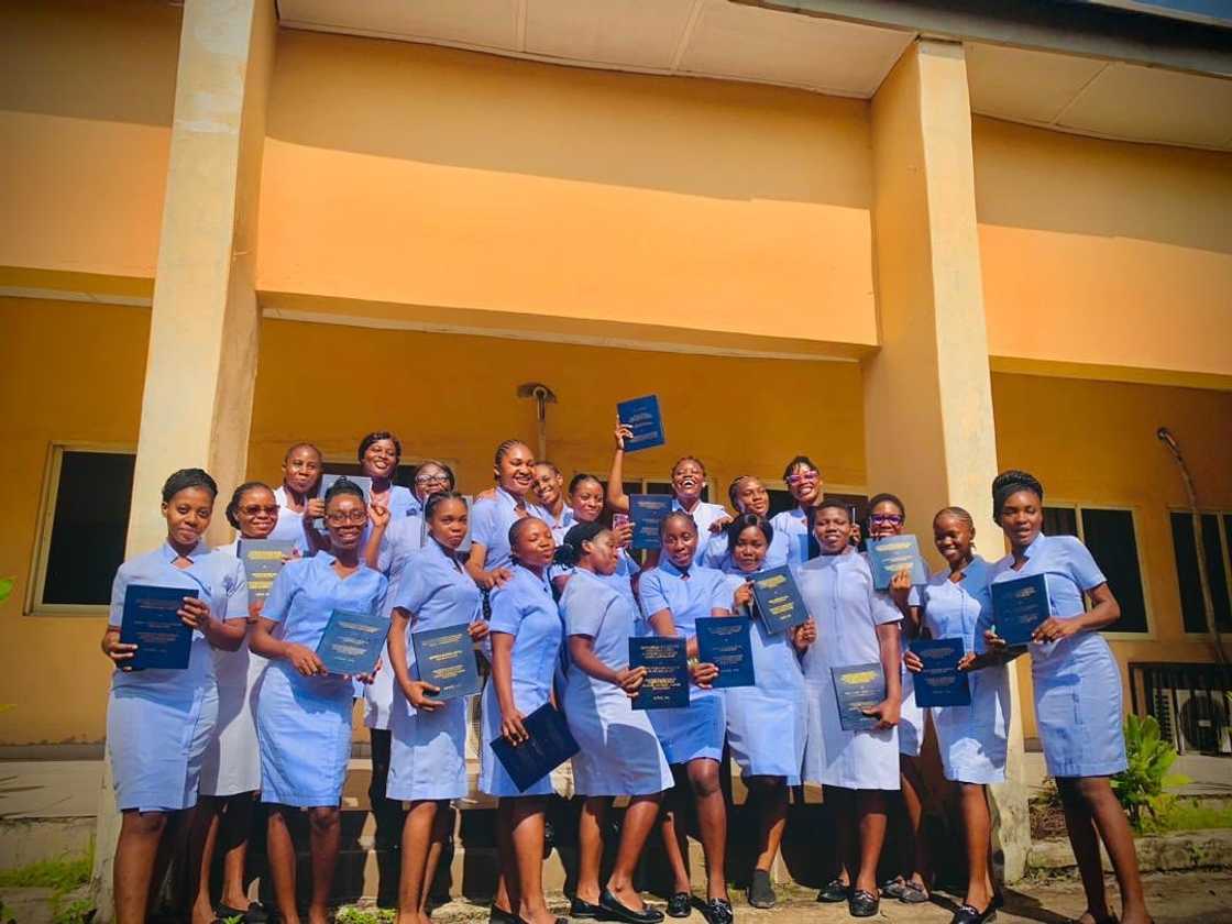 Evangel University Akaeze nursing students Evangel University Akaeze nursing students