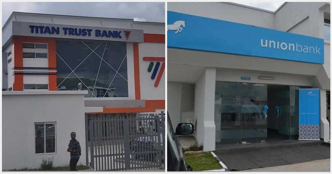 Union bank, Titan Trust bank