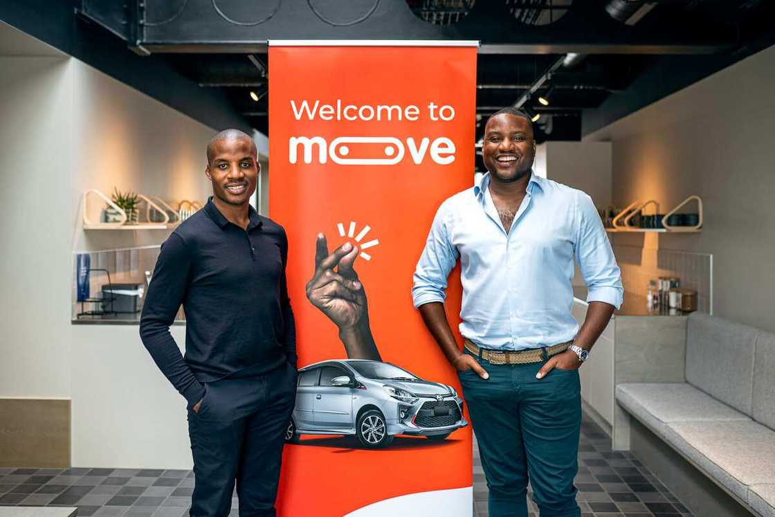 Moove founders, Jide Odunsi and Ladi Delano Moove founders, Jide Odunsi and Ladi Delano