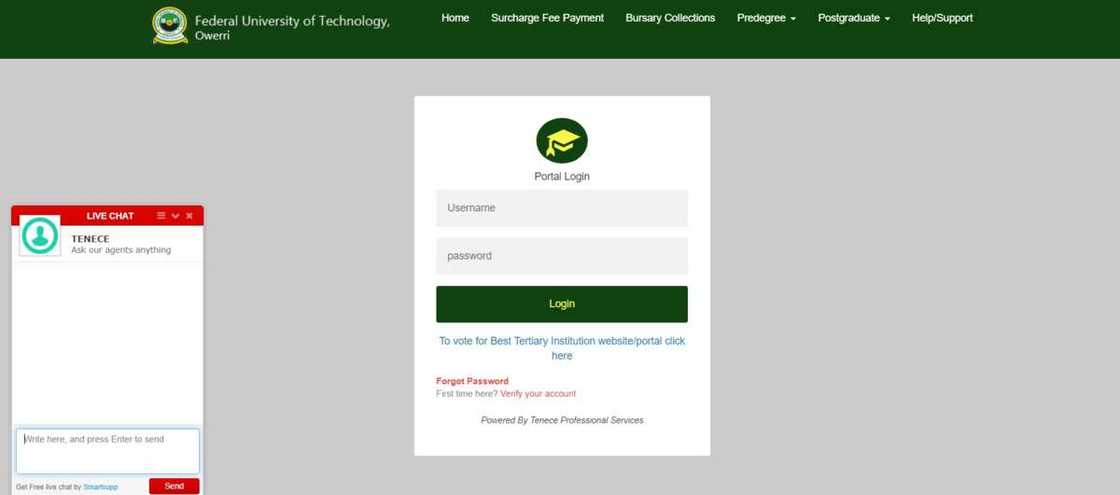 FUTO website FUTO website