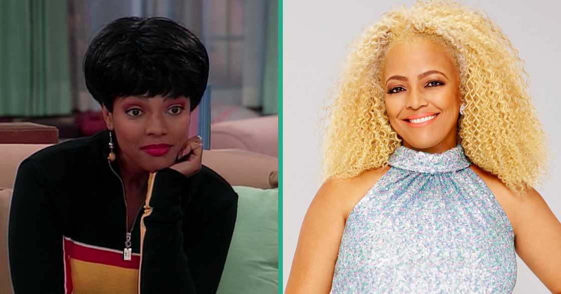 Kim Fields was photographed on the Living Single set and for an RHOA Season 16 poster.