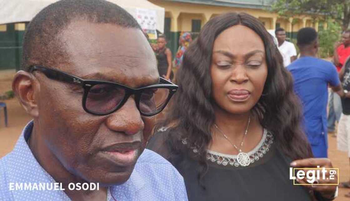 Andy Uba, wife Andy Uba, wife