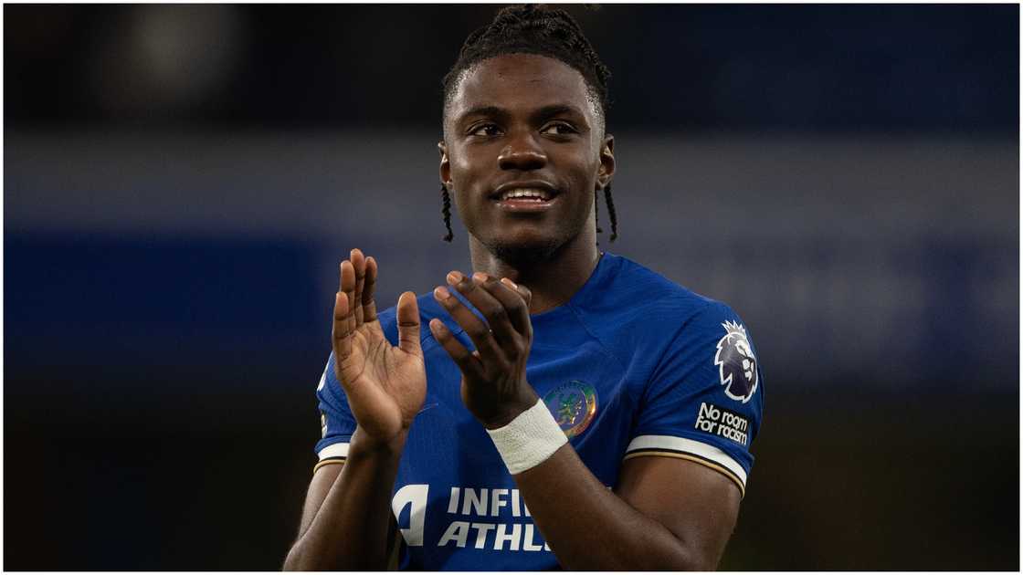 Romeo Lavia, Chelsea, Crystal Palace, Stamford Bridge, Premier League. Romeo Lavia, Chelsea, Crystal Palace, Stamford Bridge, Premier League.